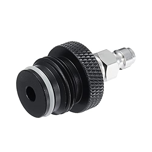 Manloney Llc Universal Paintball Remote Coil Asa Adapter With Foster Quick-Disconnect Nipple Air Tool Fitting (G 1/2 Male To 8Mm Male) #TOP1