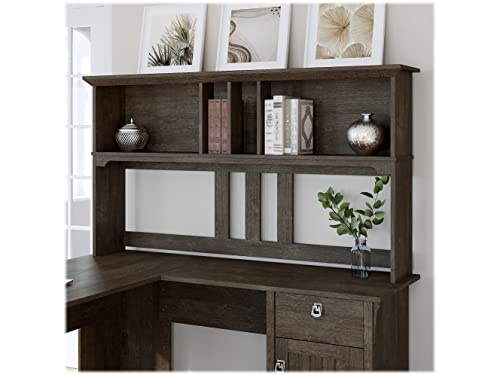Bush Business Furniture SAH160ABR-03 Bush Furniture Salinas 60W Hutch In Ash Brown, Desk Attachment thumb #1