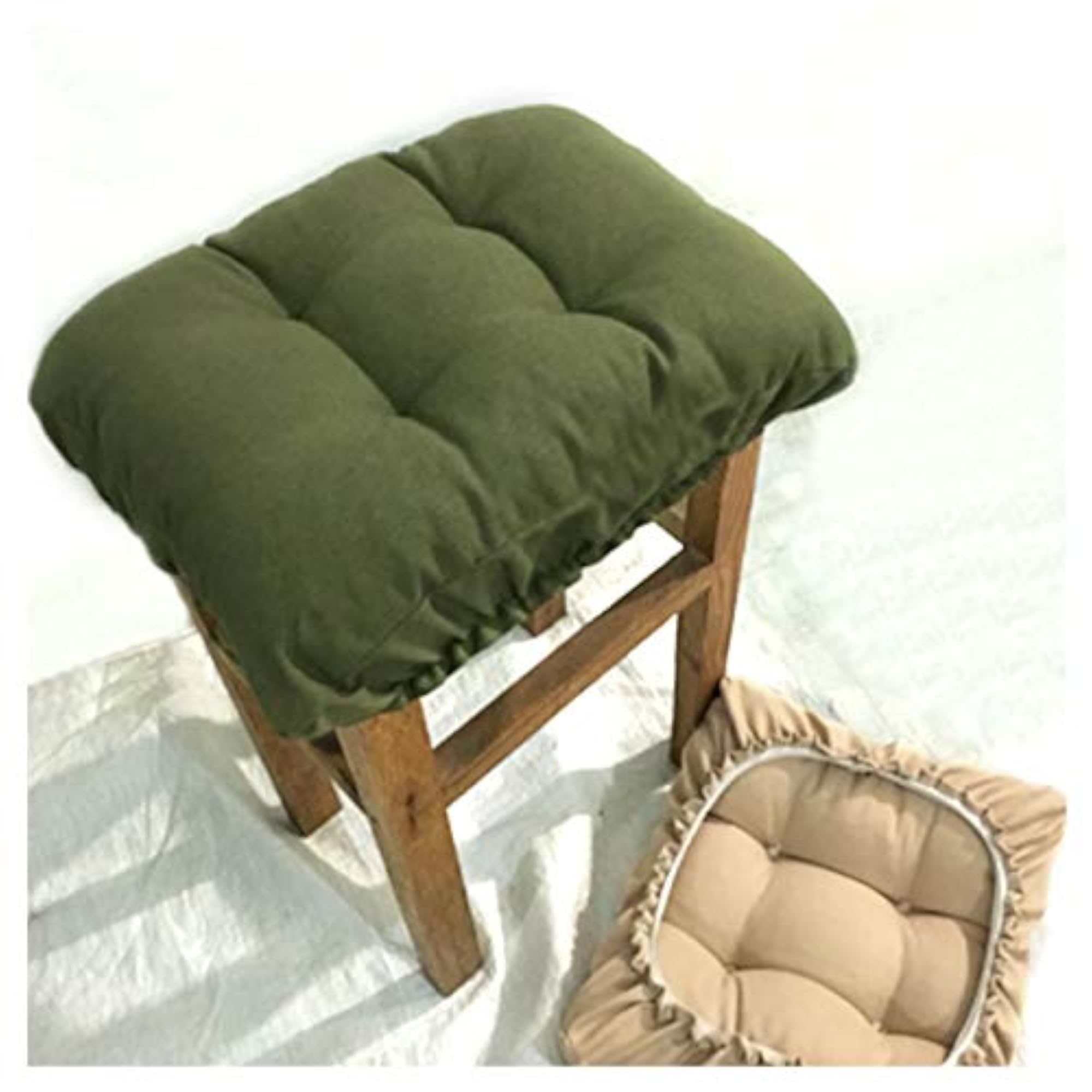 Padded Rectangle Bar Stool Cover Cushion