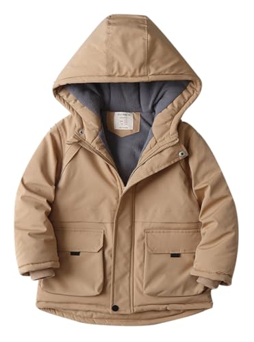 Image of Boys Girls Winter Outwear Coats, Kids Warm Outfits,Windproof Jacket for Toddler 1-8Y