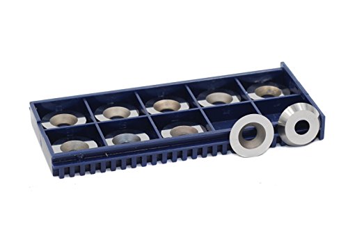 Yufutol 5/8 Inch(16Mm) Diameter Round Carbide Replacement Insert Cutter With 30 Degree Cutting Angle, Pack Of 10, For Full And Pro Size Finisher Wood Turning Lathe Tools #TOP5