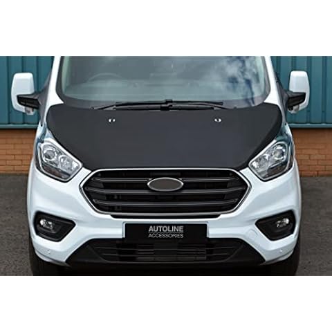 Black Bonnet Protector for Transit Custom (2018-2022) Cover