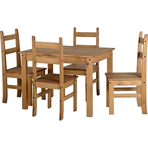 Seconique Corona Budget Dining Set with Chairs Cover