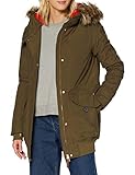 Schöner Bench Parka mit Kapuze und abnehmbarem Webpelz
