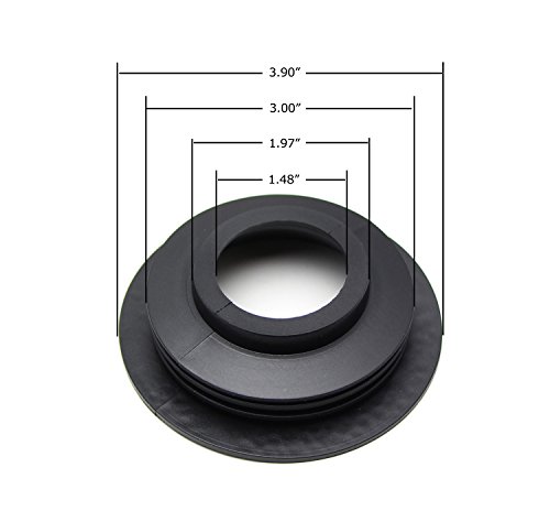 Ijdmtoy (2) Universal Large Opening Rubber Housing Seal Caps Compatible With Headlight Install Xenon Headlight Kit, Led Headlights Bulbs, Aftermarket Headlamp Retrofit, Etc #TOP3