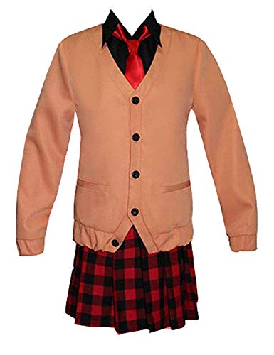 LYLAS Cosplay Costume Women's School Uniform Sportswear Suit Full Sets (Medium) Black