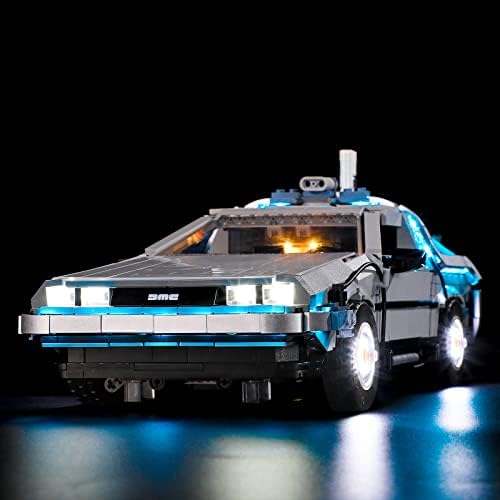 BRIKSMAX Light Kit Compatible with LEGO Back to The Future Time Machine