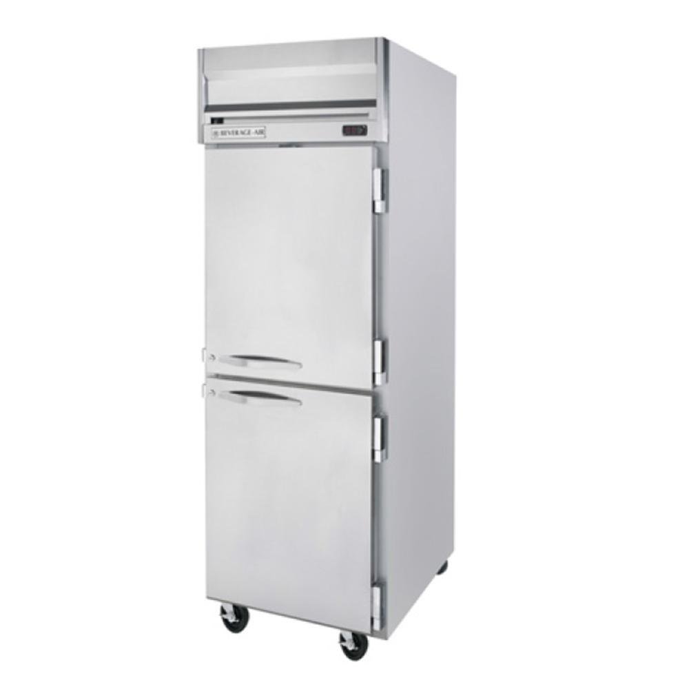 Beverage Air Hfp1-1hs Horizon Series One Section Solid Half Door Reach-In Freezer 24 Cu.Ft. Capacity Stainless Steel Front And Sides Aluminum on Fridge.com - View 1