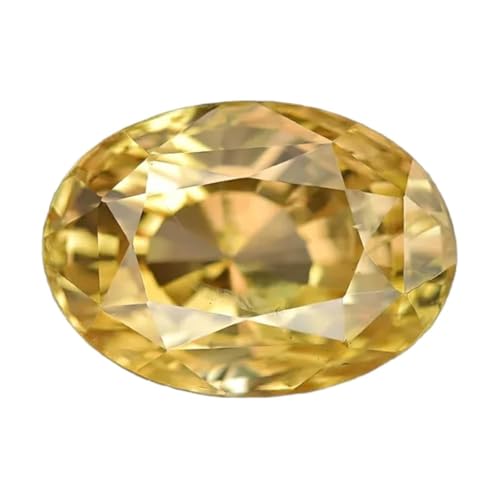 Saphir jaune pukhraj véritable contre les imitations : gemme naturelle 7,25 carats non chauffée