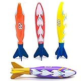 🏊Diseño Bonitos --- Los juguetes de natación en forma de submarino son muy interesantes.Juguetes buceo llevan números y colores diferentes.Los colores brillantes atraen la atención de los niños en la piscina.Juguetes acuáticos tienen puntuación así que los niños pueden jugar a ver quién gana.