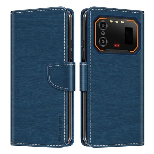 Shantime ���U�[���z�P�[�X IIIF150 B1 Pro Plus �Ƃ̌݊������� �J���t���蒠�^ �J�[�h���[ �}�O�l�b�g�� �S�ʕی�V�F��(�u���[)