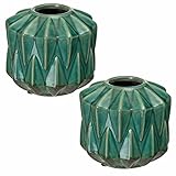 Un set de 2 jarrones recomendados para uso en la decoración de tu salón, comedor, entrada y dormitorio.