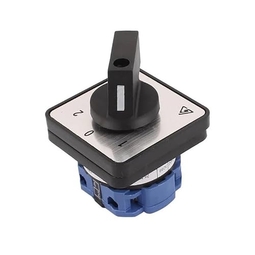 PQYSMVVG Cam Switch 3 Position 1 pole 4 terminals Rotary Switch 660V 20A Changeover Switch