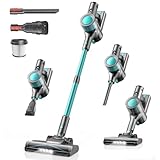 Dzaki Cordless Vacuum Cleaner, Stick Vacuum with Smart LED Display, 50KPA 55Mins...