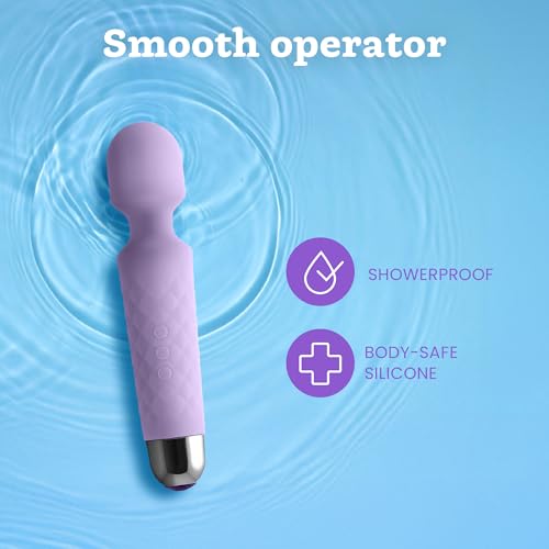 Image of Oliver James Wand Vibrator Sex Toy - 20 Patterns 8 Speeds Long Battery Life