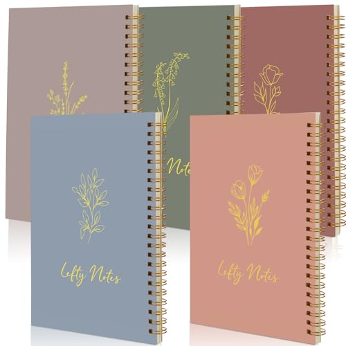 Gueevin 5 Pack Jumbo Lefty Handed Spiral Notebooks 11 x 9...