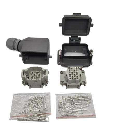Conector rectangular HDC-HDD-024-FC/024-MC industrial resistente al agua 4