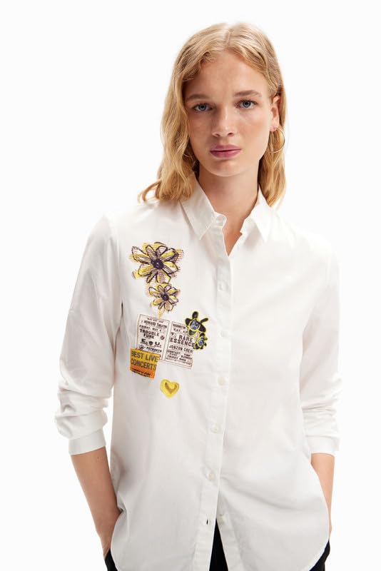 Desigual CAM_Venecia, 1000 White, XS – Ansicht 3