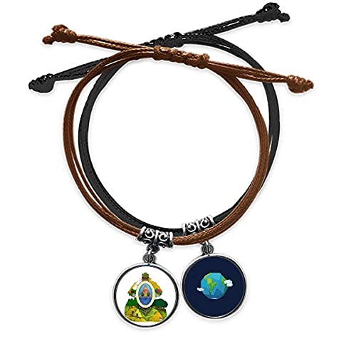 Pulsera de cuero de Honduras para llevar tu orgullo patrio en el día a día