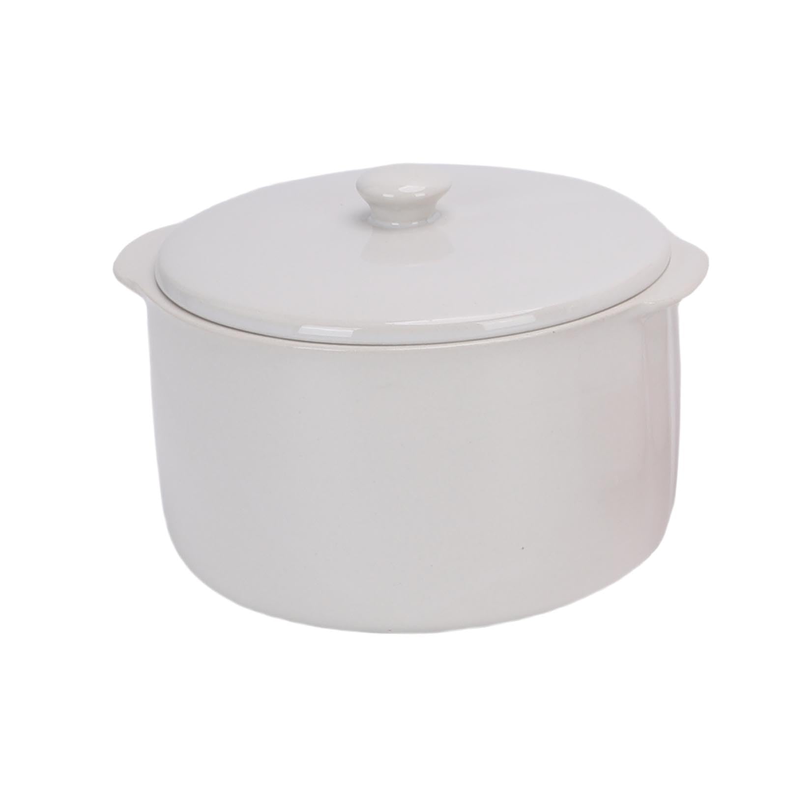 CHICIRIS Pentola per Stufato Elettrica Fornello Multifunzione in Ceramica 1L Ideale per Piccole Famiglie Deliziose Zuppe Porridge Riso Pasti Nutrienti (Spina europea 220V)