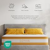 Double Mattresses 10 Inch Hybrid Memory Foam Mattress 4FT6, 7 Zone Orthopedic Double Mattress, Pocket Spring Medium Firm Breathable Soft Fabric, with Motion Isolation, with OEKO TEX(135x190x25cm) - Image 4