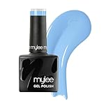 Mylee Gel Nail Polish 8ml [Sky Dive] - UV/LED Soak-Off Nail Art Manicure Pedicure for Professional, Salon & Home Use [Blue Range] - Long Lasting & Easy to Apply