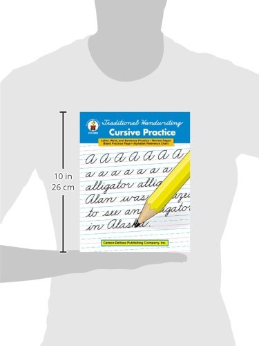 Carson Dellosa Traditional Handwriting: Cursive Practice, Grades 2 - 5 Resource Book - Image 5