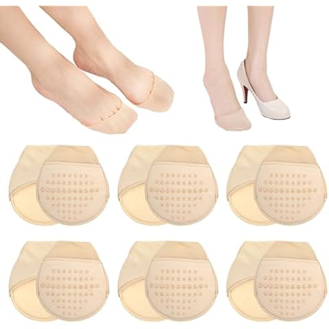 UILYNIU Women's Ultra Low Cut Toe Socks Cover