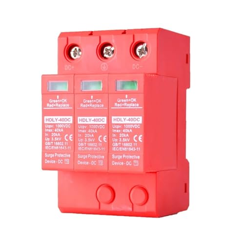 Protector de voltaje fotovoltaico 2P que disipa descargas de hasta 40KA 5