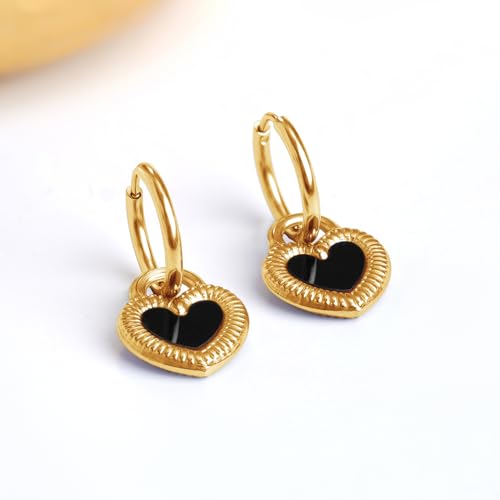 Image of Rubans Demi Fine Stainless Steel Hoop Earrings Daily Gift for Women & Girls