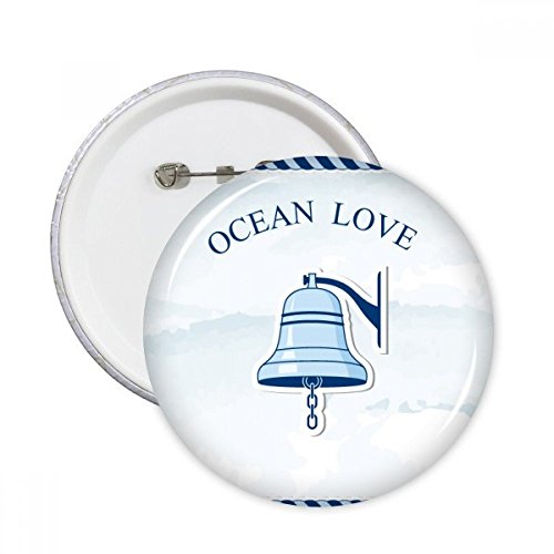 Badge bouton rond cadeau motif de navigation multicolore 5pcs