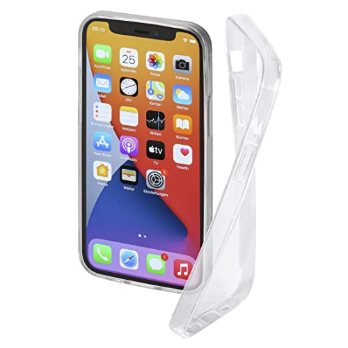 Hama Handyhülle für Apple iPhone 12 mini „Crystal Clear“ (durchsichtige iPhone 12 mini Hülle aus TPU, flexible Schutzhülle, Handyschutz mit...