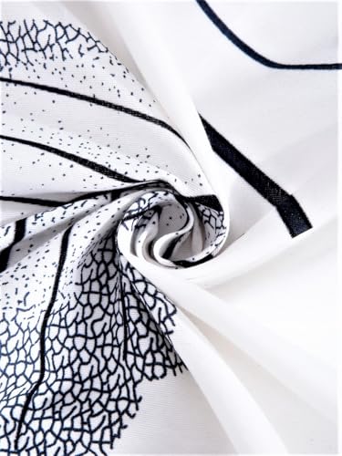 Image of Fashion String Microfibre Leaf Print Corner Elastic Fitted Double Bedsheet (72x78 Inches) with 2 Pillow Covers