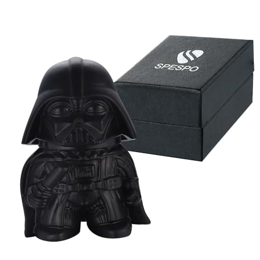 Star Wars Darth Vader Grinder Especias 2 inch, Spespo Star Wars Molinillo de Hierbas, Especias en Hogar metalico, Hecho de Duradero Aleación de Zinc, Caja de regalo negra
