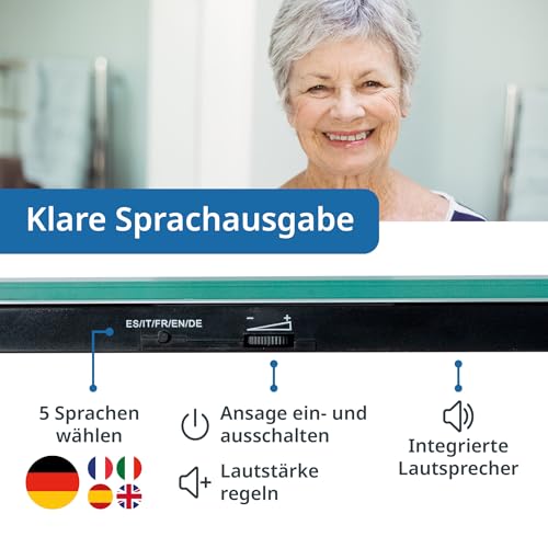 Sprechende Personenwaage ADE digital bis 250 kg mit Sprachausgabe