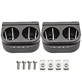 CartClan Club Car DS Golf Cart Dual Cup Holder Kit 1993-Up-2 Packs