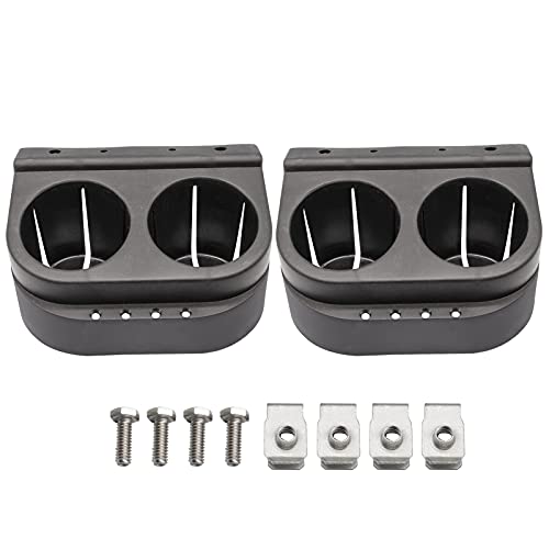 Cartclan Club Car Ds Golf Cart Dual Cup Holder Kit 1993-Up-2 Packs #TOP3