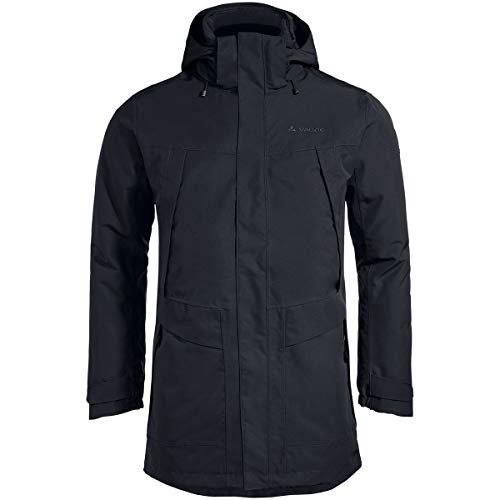 VAUDE Herren Jacke Idris Wool Parka, black, M, 41562