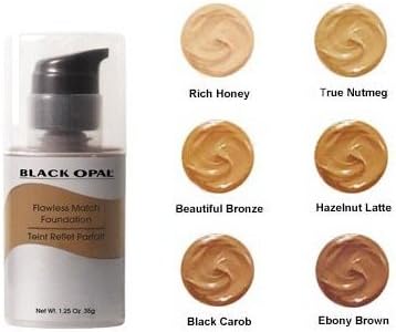 Black Opal FLAWLESS MATCH FOUNDATION #07 Ebony Brown