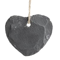 Algopix Similar Product 12 - 6 Piece Set Natural Slate Heart Shaped