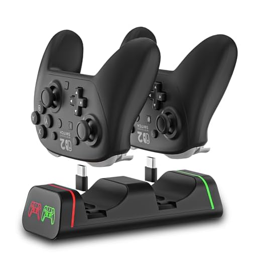 Carregador de controle PS5, base de carregamento para controle Xbox Series S/X, estação de carregamento para controle Playstation 5, controle Nintendo Switch Pro, controle do Google, controle Xbox Elite 2