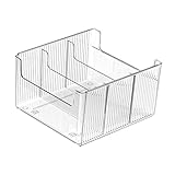 Fonowx 伸縮式クローゼット収納容器、クローゼット用透明ボックス、