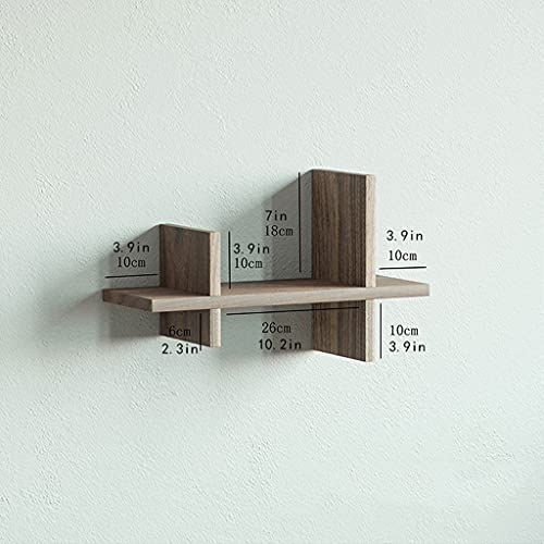 Étagère de rangement murale robuste JOZZY, présentoir flottant de qualité antique - 4
