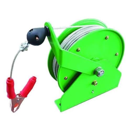 Speedaire, 45UZ50, Cable Reel, Spring, Green, 100 ft. L
