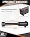 METOWARE Trailer Hitch Lock Hitch Receiver Lock Fits Class III IV and 2