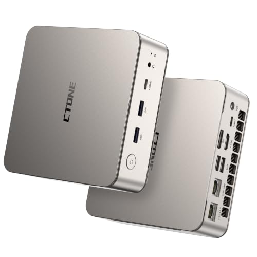 CTONE AI Mini PC AMD Ryzen AI 9 HX 470 | 32GB DDR5 1TB NVMe SSD