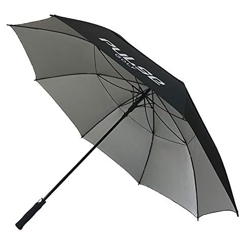 PulseGolf 68" XXL Golf Regenschirm UV Schutz Automatisch öffnend Cover