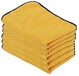 Simple Houseware 6PK Premium Microfiber Towel, Orange