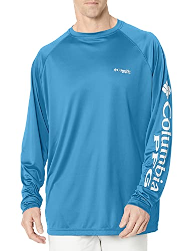 Columbia Men's Terminal Tackle Long Sleeve Shirt, Yacht White Logo, X-Large