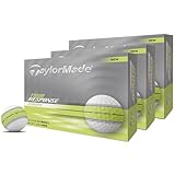 テーラーメイド(TAYLOR MADE) TMJ25 Tour Resp Stripe NEON YLW JPN dz ツアーレスポンス ストライプ ネオン イエロー ゴルフボール ホワイト イエロー (× 3)